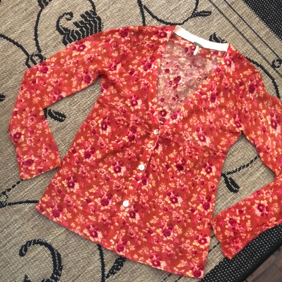 Vintage style FP button sweater💕 - Picture 2 of 9